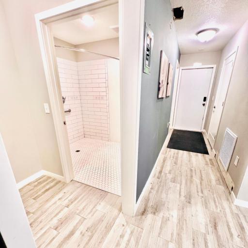 Downstairs hall/shower