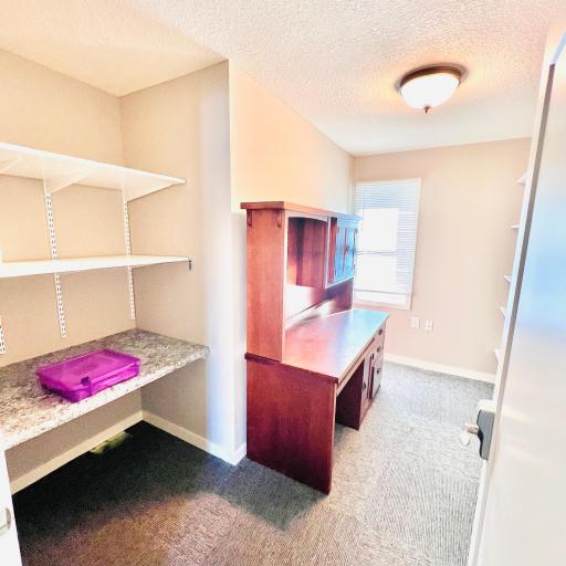 Upstairs Storage/office space