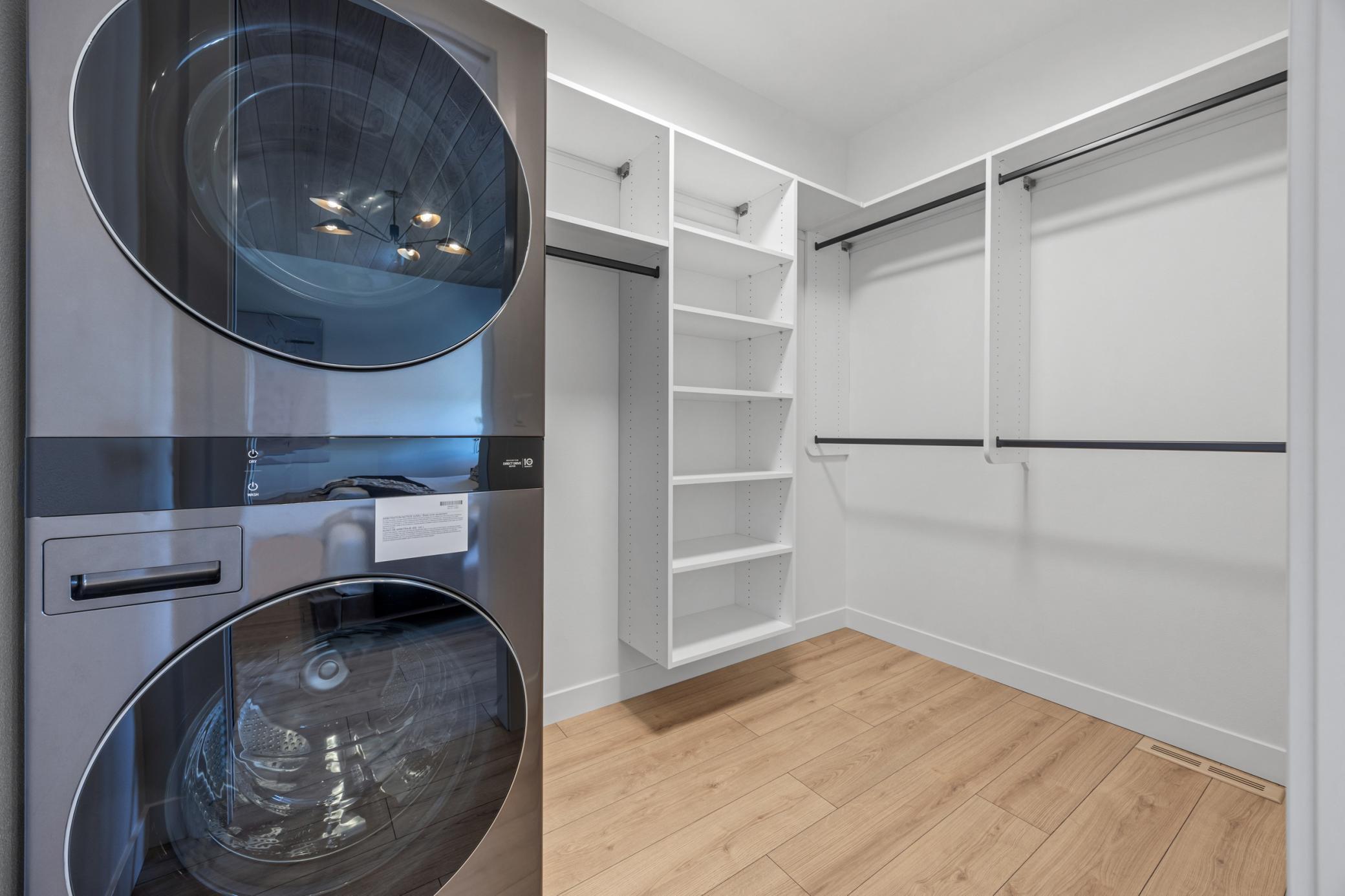 Primary Closet/Laundry