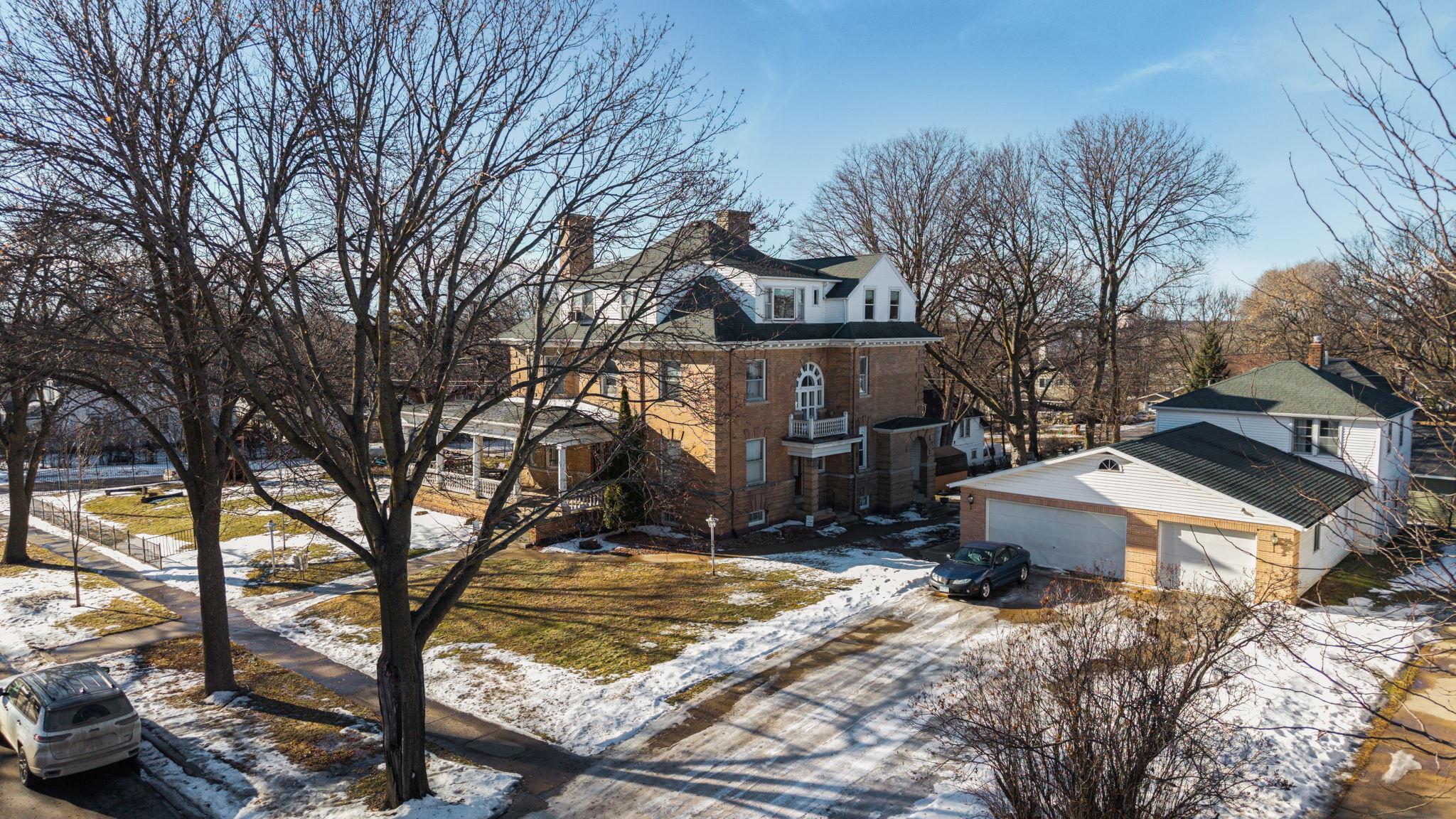 3 Car Garage and 7 Unit Building