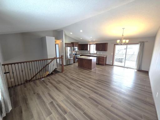 Dining area opens to composite deck