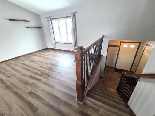 Large entry, lovely railings