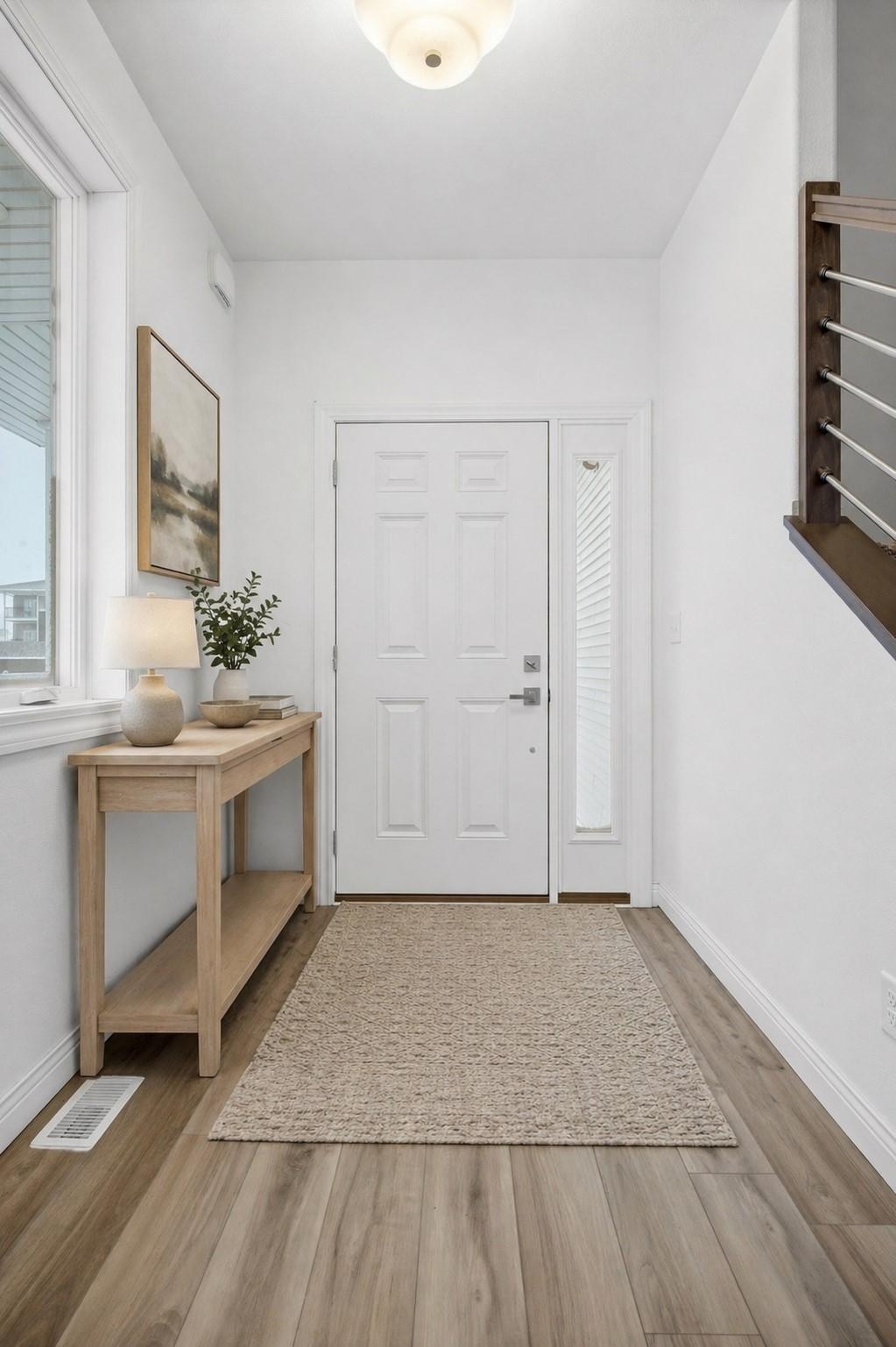 virtual staging foyer