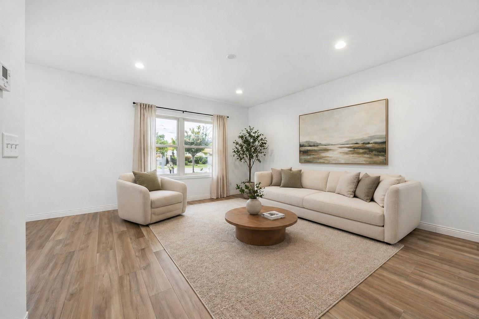 virtual staging living room