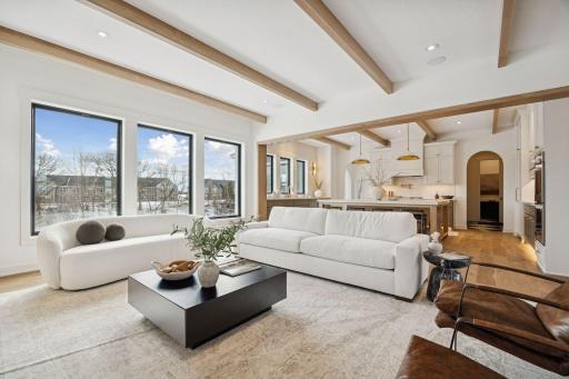 Great Room View into Kitchen