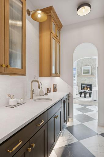 Scullery view into Sunroom