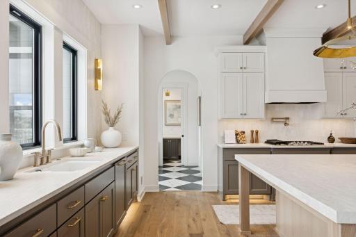 Kitchen View into Back Pocket Office