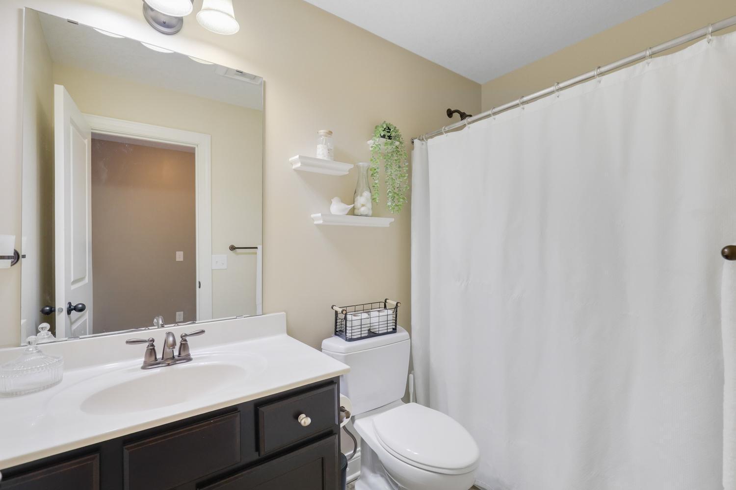 Third full bathroom on the upper level