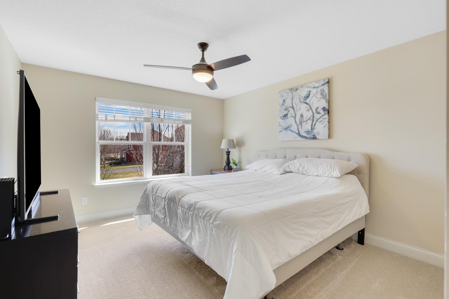 Open bedroom #3 on upper level