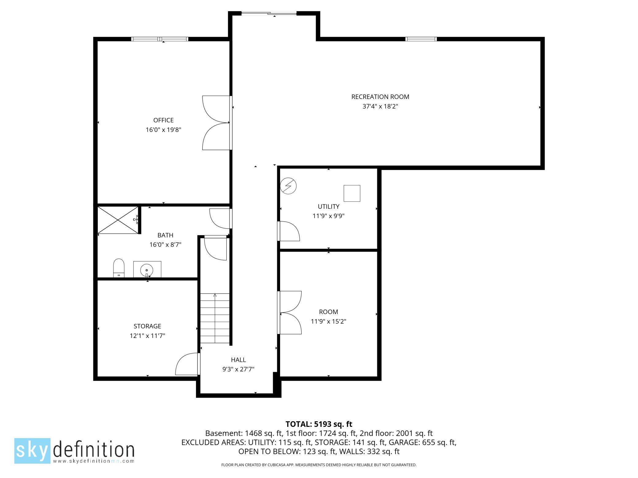 Main floor floorplan