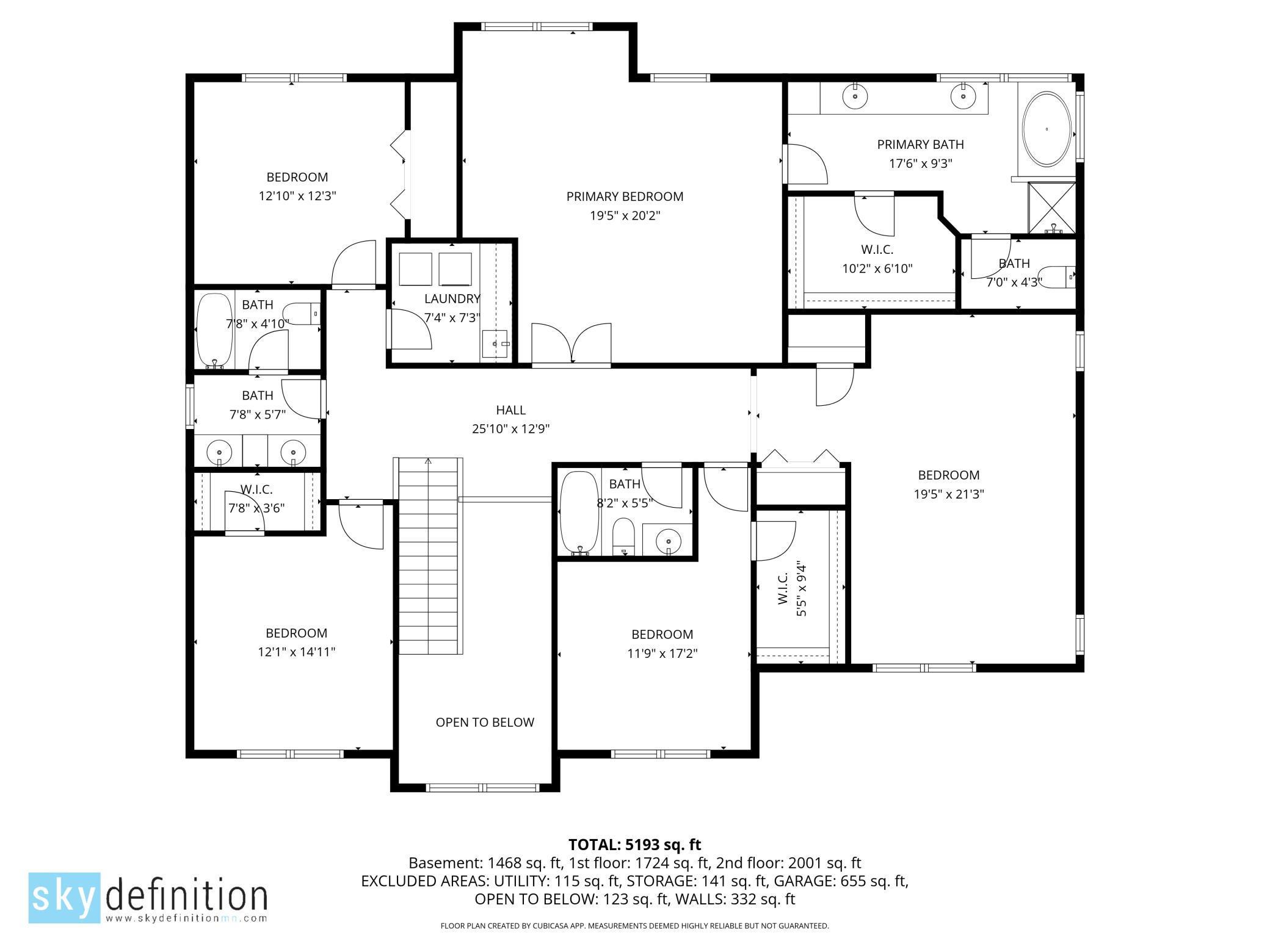 Basement level floorplan