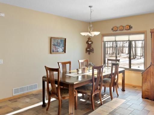 Fabulous dining room for family and entertaining