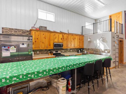 Fully equipped kitchen ready for large gatherings!