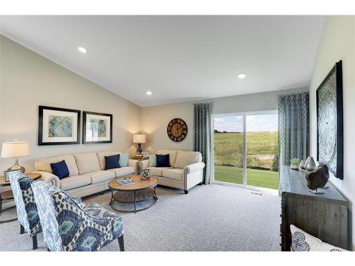 The fireplace is an optional feature. This is what the space would look like without the fireplace