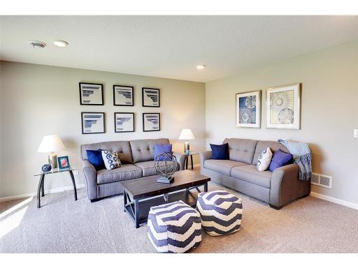Just 8 steps to get to the basement family room