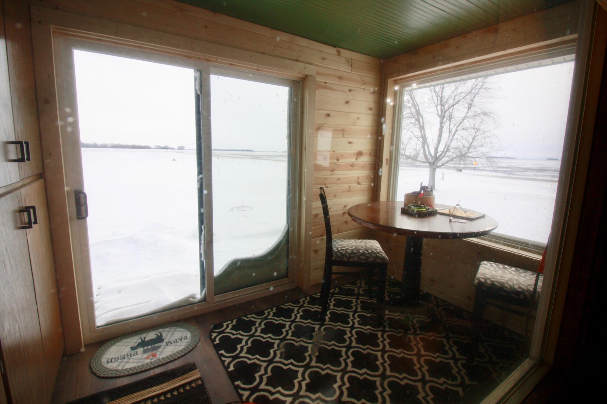 Three season porch-new window and doors
