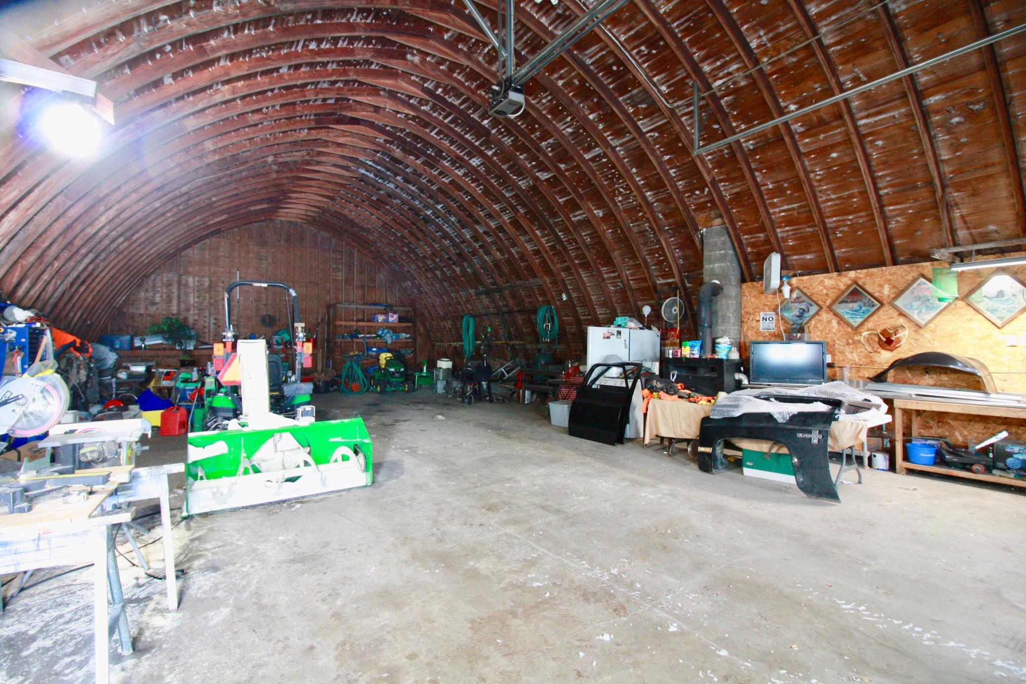 Quonset interior