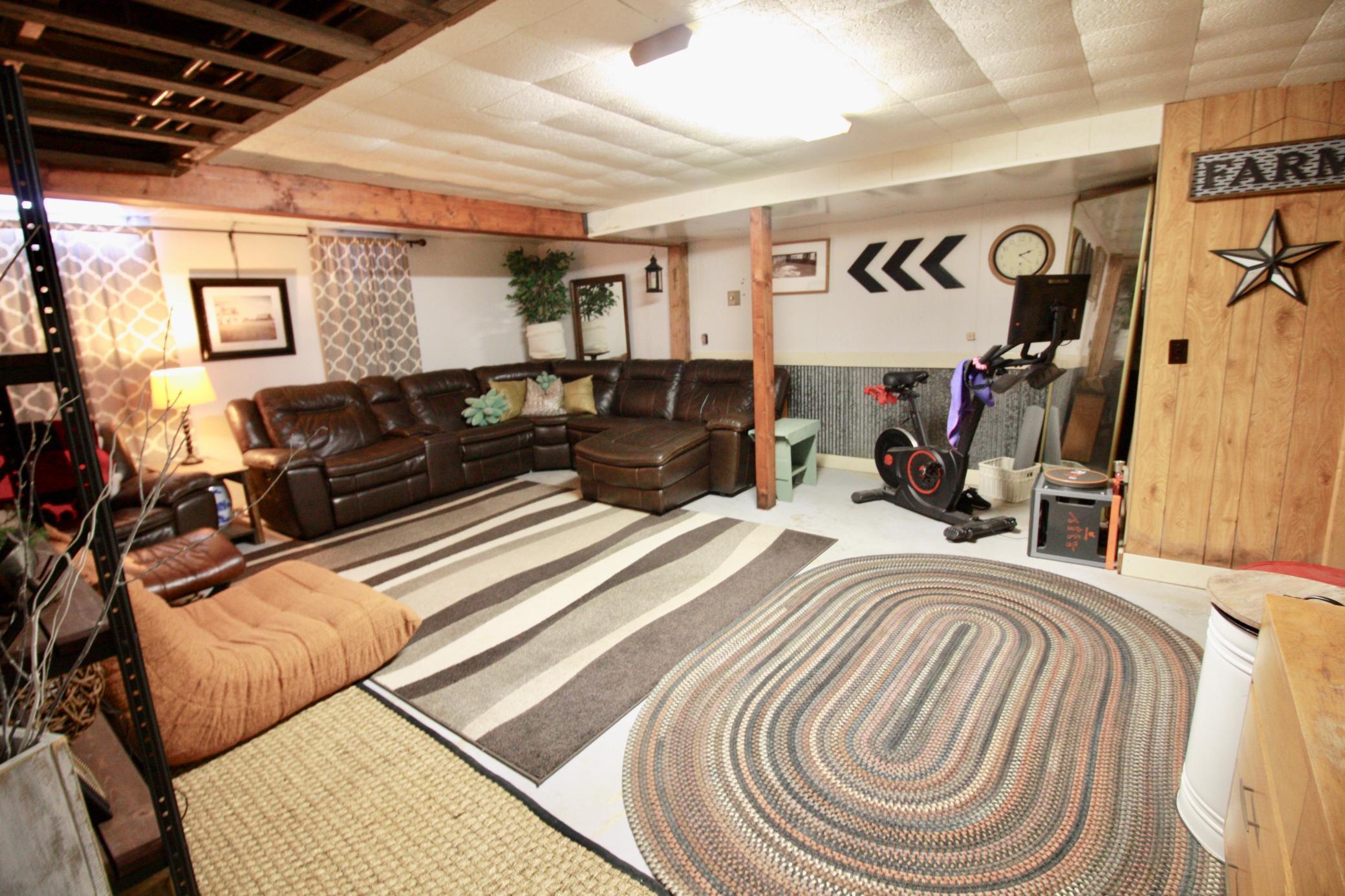Basement family room