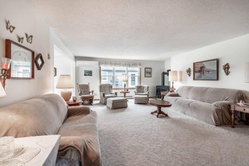 Massive living room perfect for entertaining or relaxing.