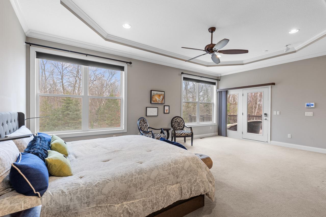 Access to deck from primary suite