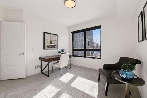 Third bedroom could be a wonderful den, office space, or craft room.