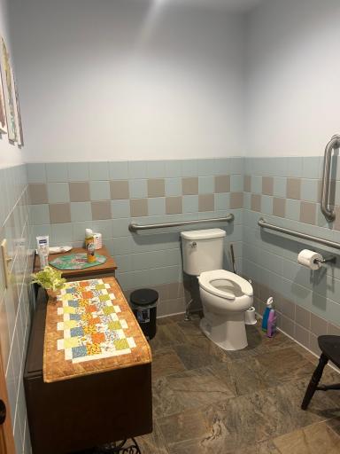 Newly added main level spacious 1/2 bath handicap accessible.