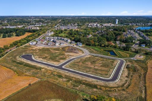 Aerial of the Oak Creek Neighborhood.
