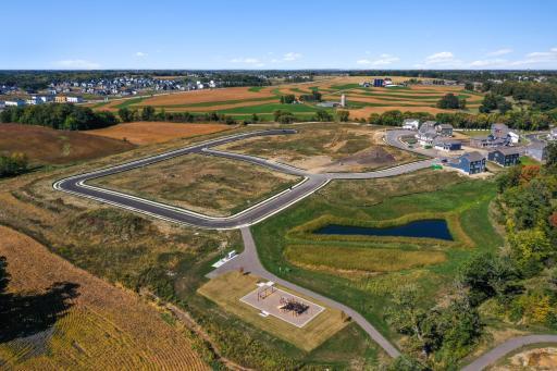 Aerial of the Oak Creek Neighborhood.