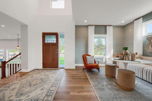 Front Entrance & Flex Room (Photo of similar home - Colors and selections will vary)