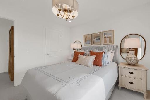 Fifth Bedroom (Photo of similar home - Colors and selections will vary)