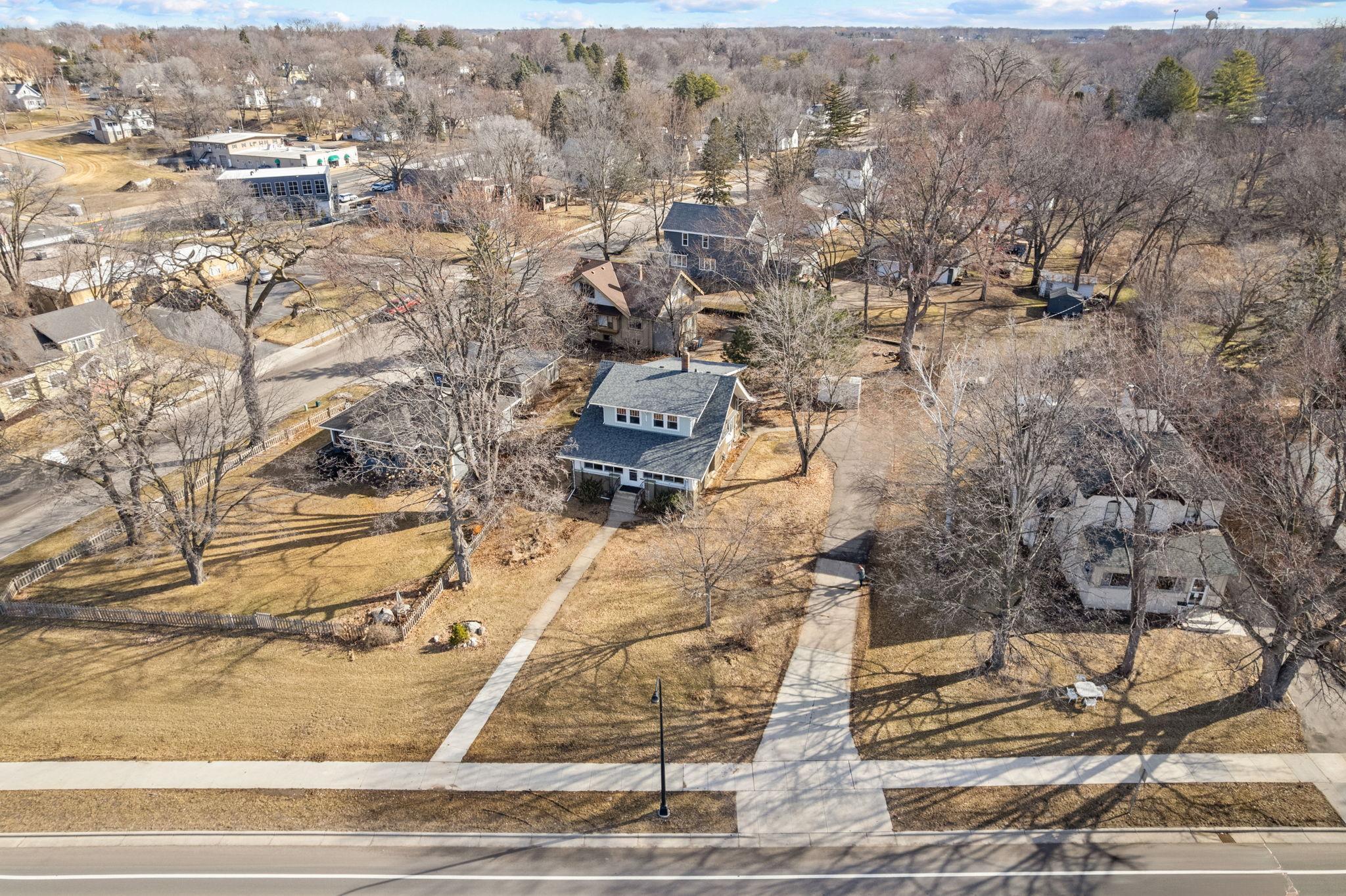 Sidewalks Into Downtown Buffalo