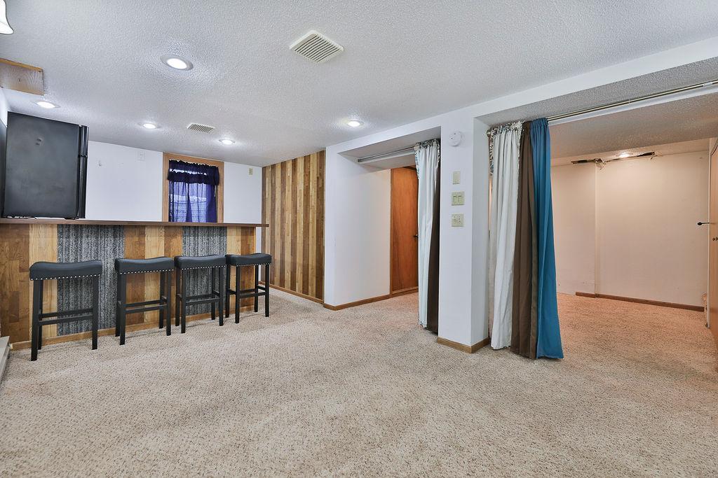 Basement Family Room, Flex space & Wet Bar