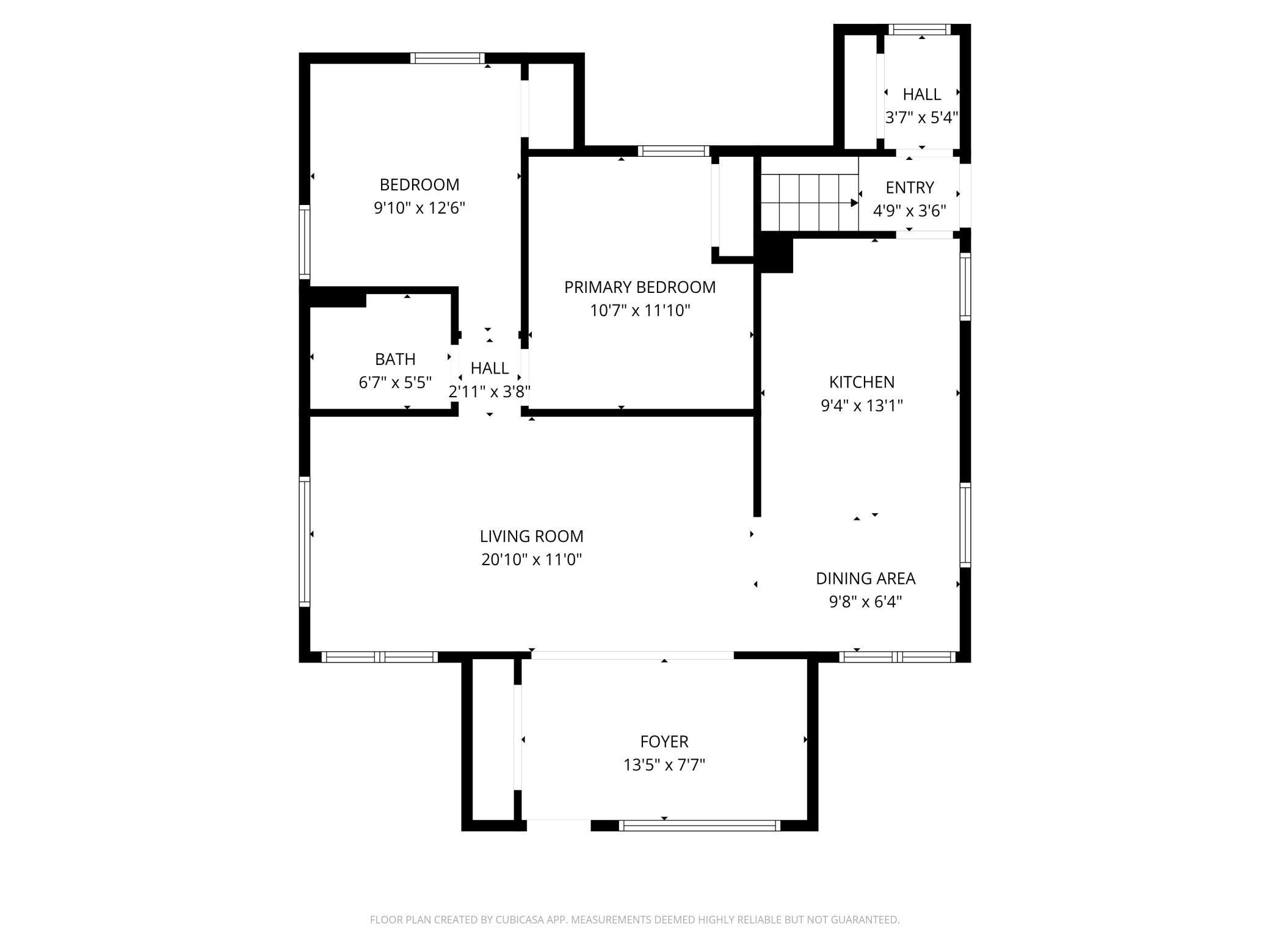 Main level floorplan