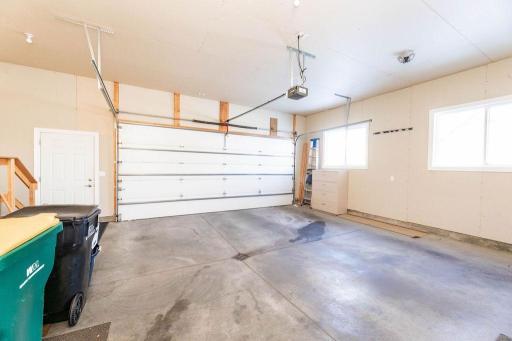 Garage with floor drain