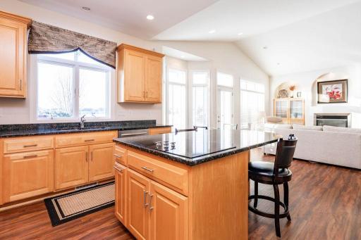 Notice vaulted ceilings - notice the pull outs!