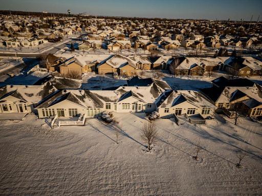 Drone shot from Lake