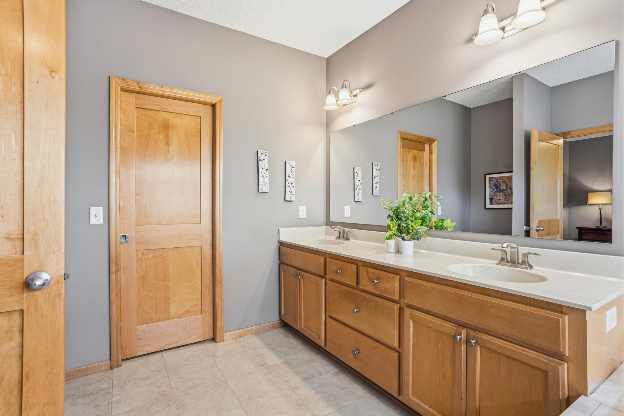 Beyond that door is a huge walk-in closet that is sure to impress!