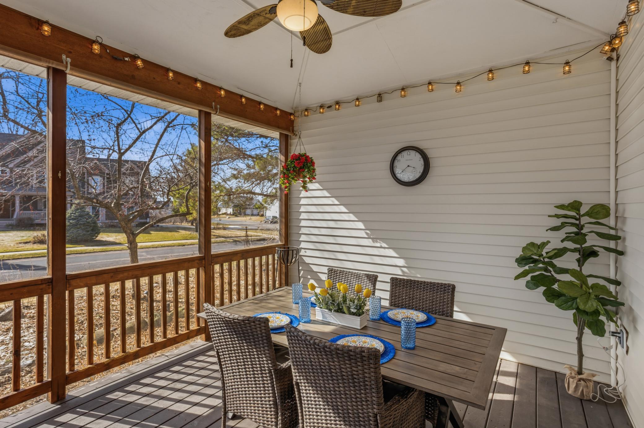 The perfect spot for a peaceful morning or afternoon, safely protected from the sun, rain, and insects!