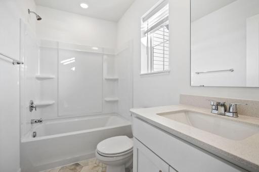 Photo is of the actual home.