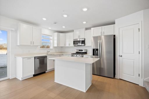 Photo is of the actual home.