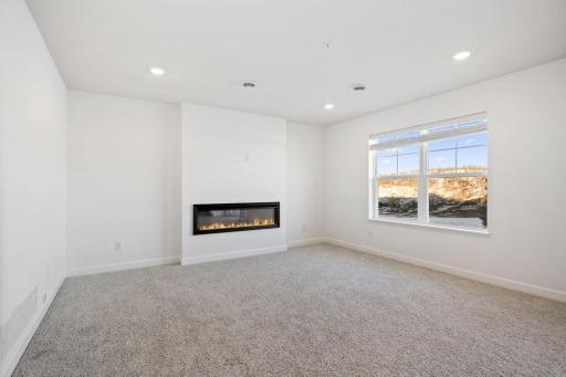 Photo is of the actual home.