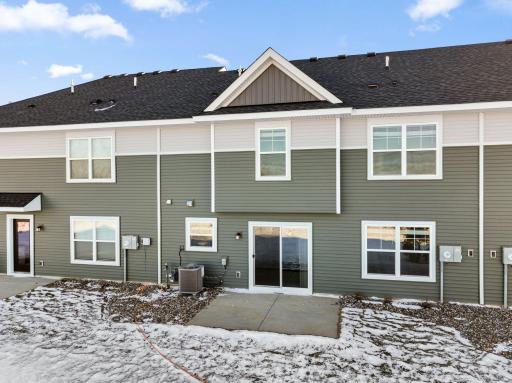 Photo is of the actual home.