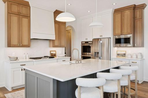 Gourmet Kitchen with Stainless Steel Appliances