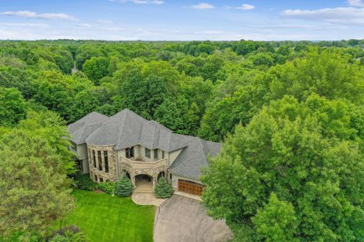 With its grand stone faÃ§ade and castle-like presence, the home feels straight out of a fairytale.