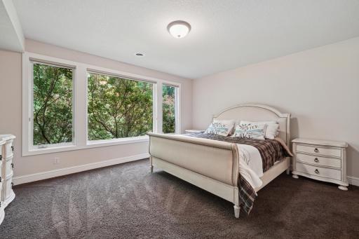 Two generous bedrooms connected by a shared Jack & Jill bathroom.