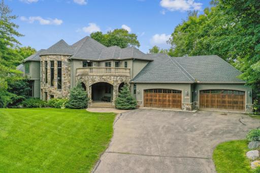 With its grand stone faÃ§ade and castle-like presence, the home feels straight out of a fairytale.