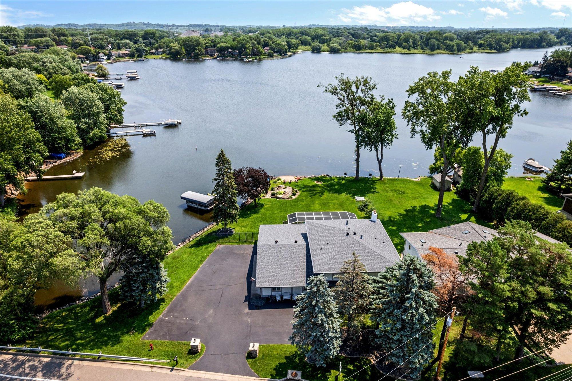 Ample parking and extensive level shoreline.