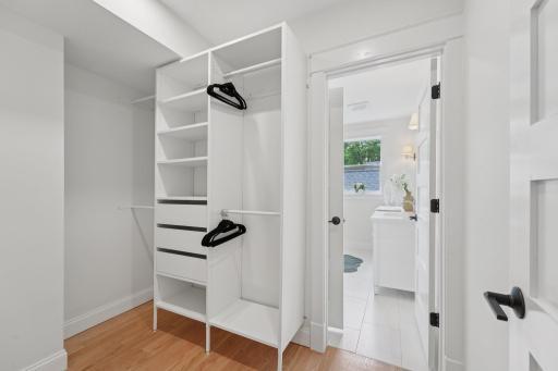Ample storage with room to stay organized.