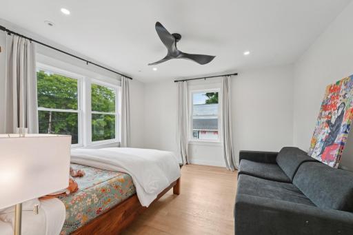 A flexible space for guests, work, or whatever comes next.