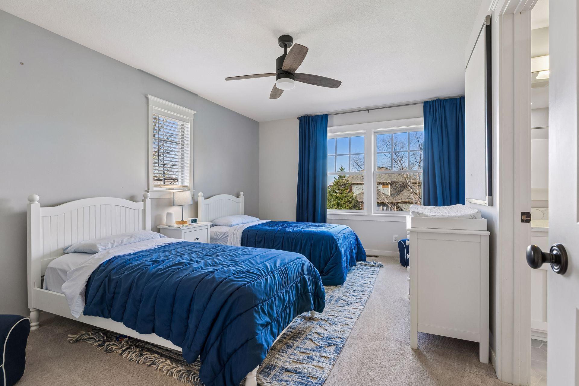 Bedroom #3 shares a Jack & Jill Bath